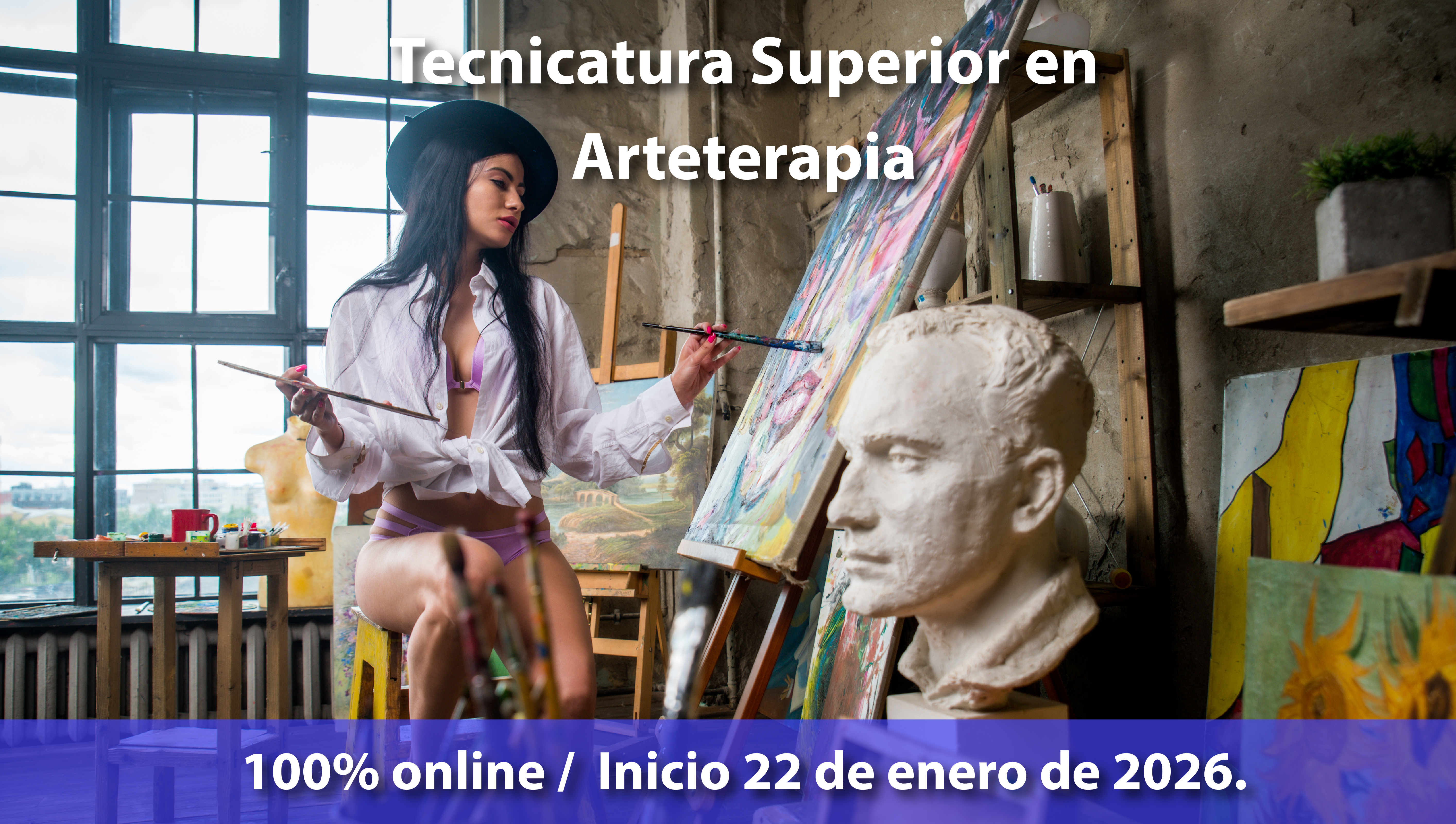 TECNICATURA SUPERIOR EN ARTETERAPIA VIRTUAL EN 1 AÑO